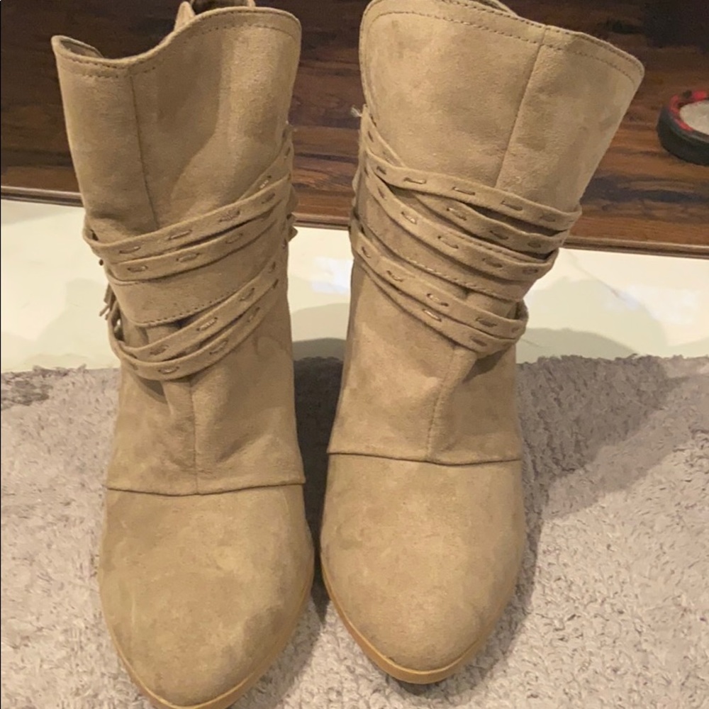 Taupe Booties